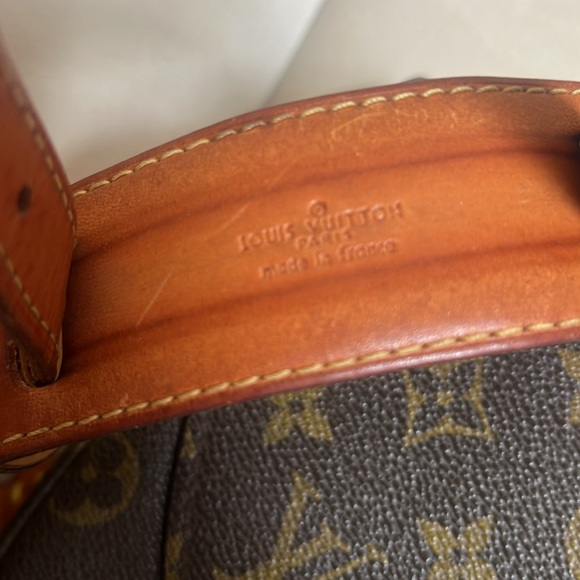 Louis Vuitton Vtg 80’s Chantilly MM Monogram Crossbody Shoulder Bag Brown Purse - Picture 10 of 17